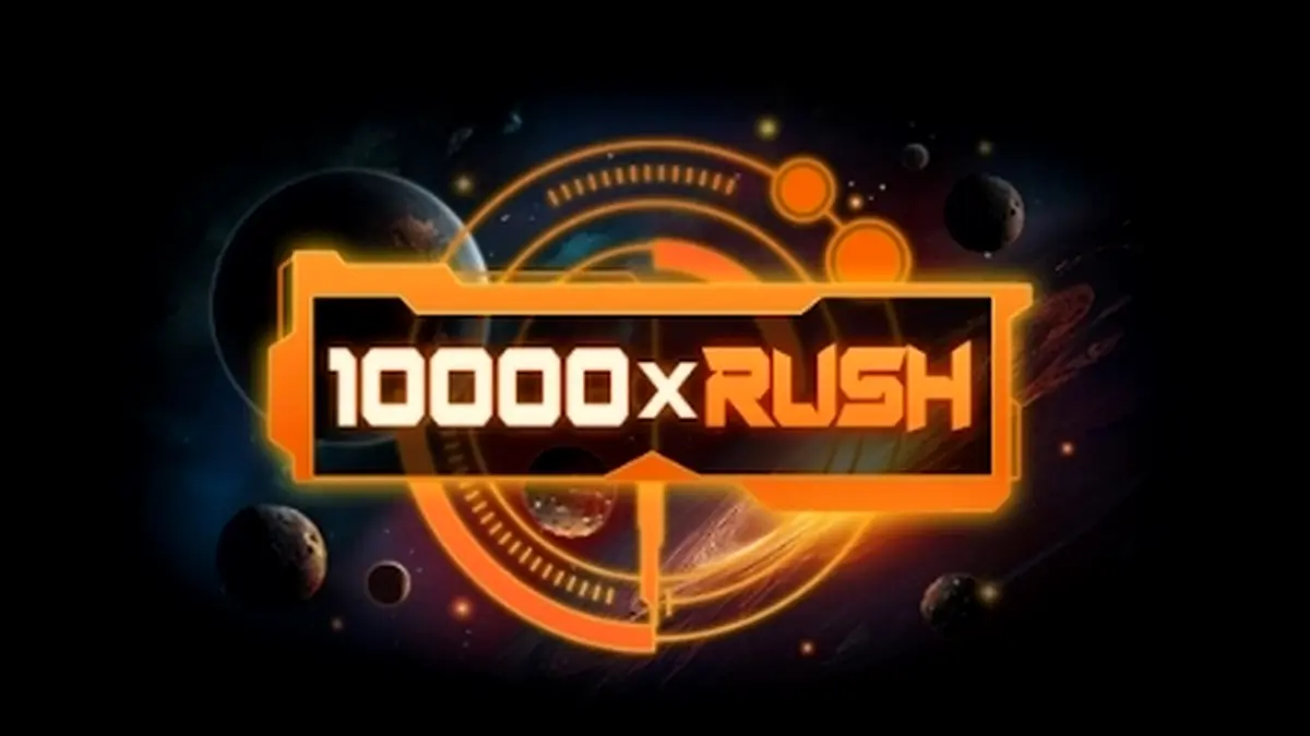 10000 x Rush سلاٹ گیم کا تاریک اور سنسنی خیز انٹرفیس